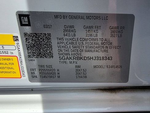 Used 2017 Buick Enclave Leather w/ Enclave Sport Touring Edition FWD image 34