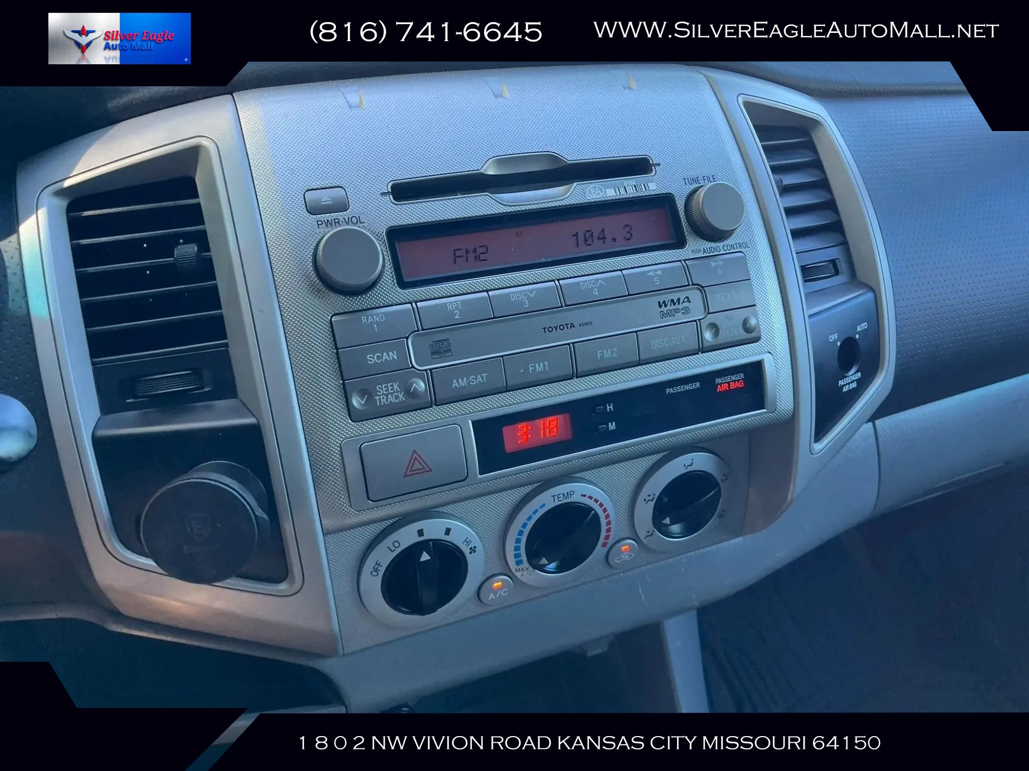 Used 2010 Toyota Tacoma 2WD Access Cab w/ SR5 Pkg #2 image 8