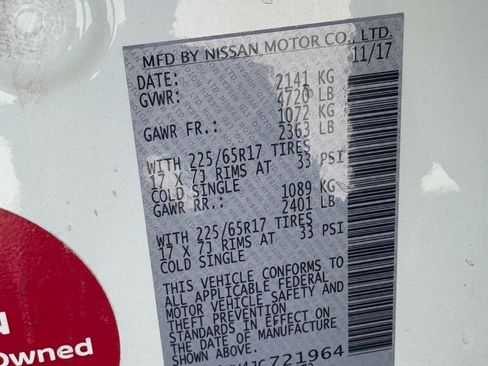 Used 2018 Nissan Rogue S image 26