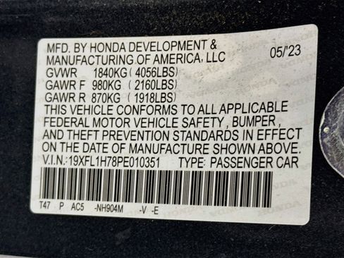 Certified 2023 Honda Civic EX-L image 31
