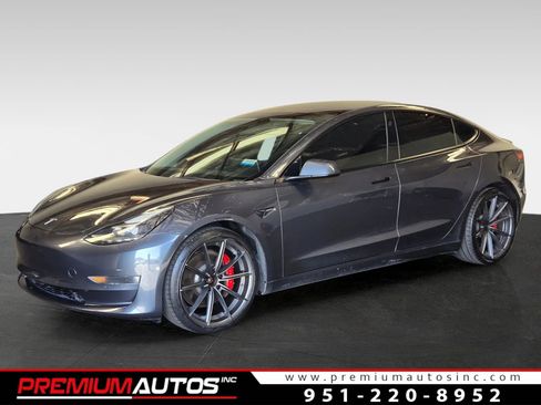 Used 2022 Tesla Model 3 Performance AWD/4WD image 1