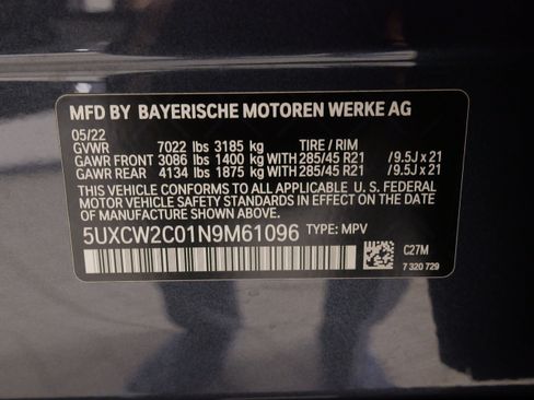 Used 2022 BMW X7 xDrive40i w/ M Sport Package AWD/4WD image 60