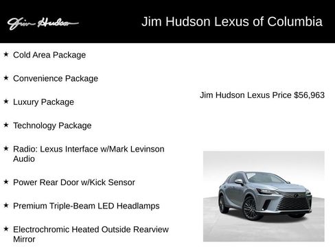 Certified 2024 Lexus RX 350 AWD w/ Convenience Package image 4