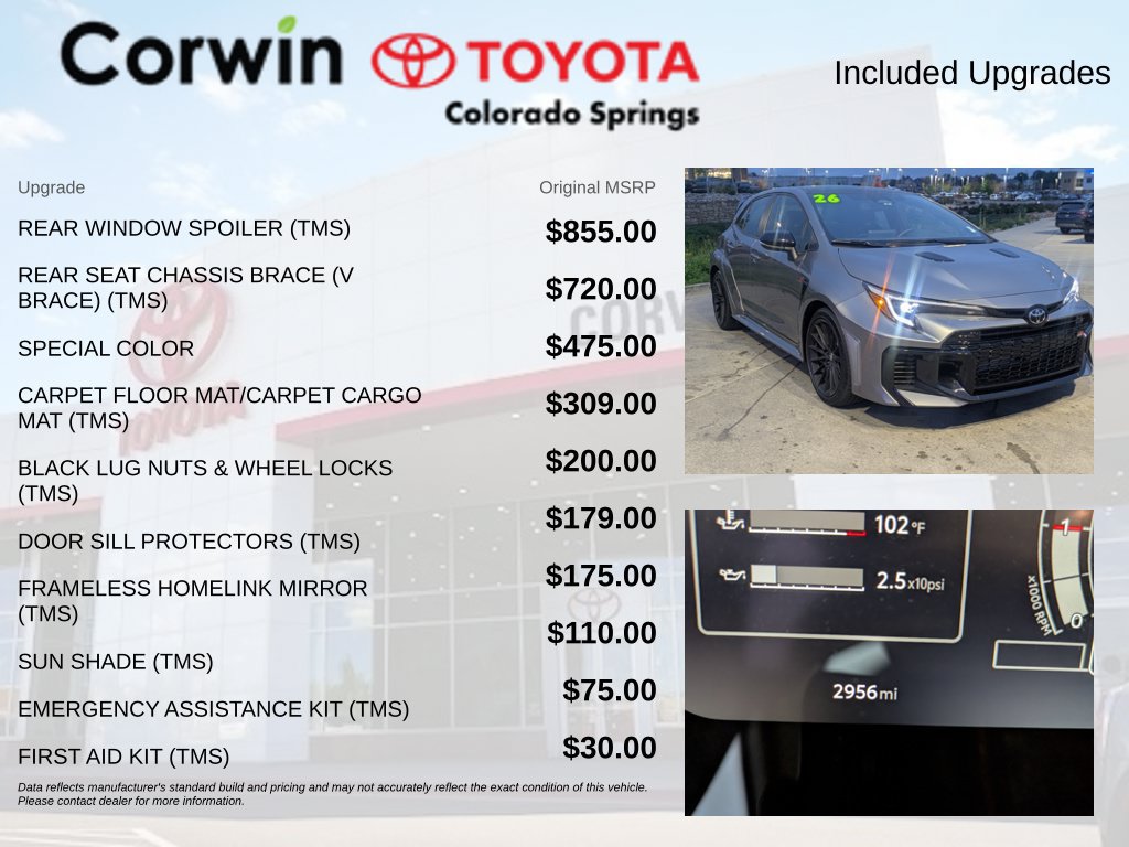 Used 2026 Toyota Corolla GR AWD/4WD image 4