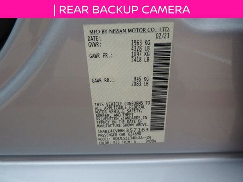 Certified 2021 Nissan Altima 2.5 SR w/ SR Premium Package image 14