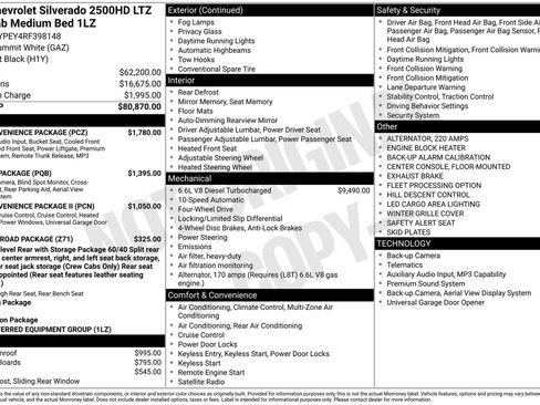 Used 2024 Chevrolet Silverado 2500 LTZ w/ LTZ Convenience Package AWD/4WD image 15