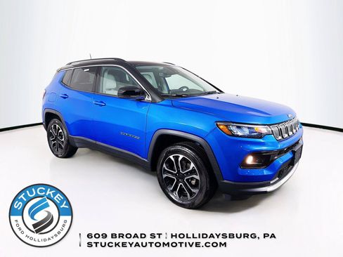 Used 2022 Jeep Compass Limited w/ Sun and Sound Group AWD/4WD image 1