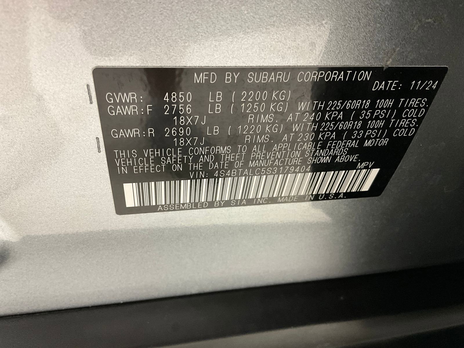Used 2025 Subaru Outback Onyx Edition AWD/4WD image 31