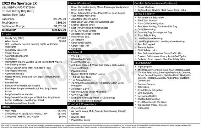 Used 2023 Kia Sportage EX FWD image 31