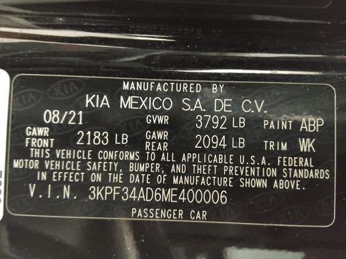 Used 2021 Kia Forte GT-Line w/ GT-Line Premium Package image 33