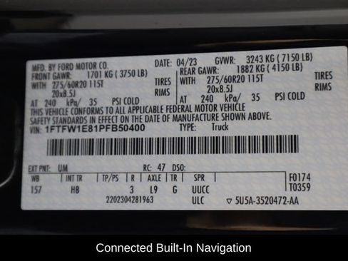 Used 2023 Ford F150 Lariat w/ Equipment Group 502A High AWD/4WD image 24