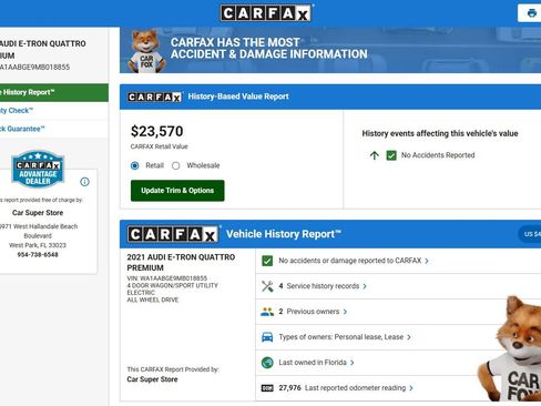Used 2021 Audi e-tron Premium w/ Convenience Plus Package image 3