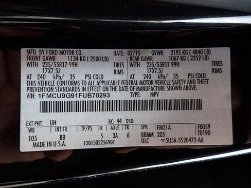 Used 2015 Ford Escape SE w/ Equipment Group 201A image 11