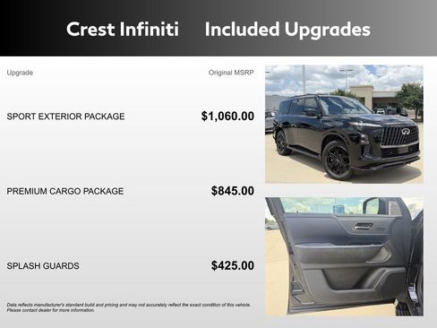 Certified 2026 INFINITI QX80 4WD w/ Sport Exterior Package image 5