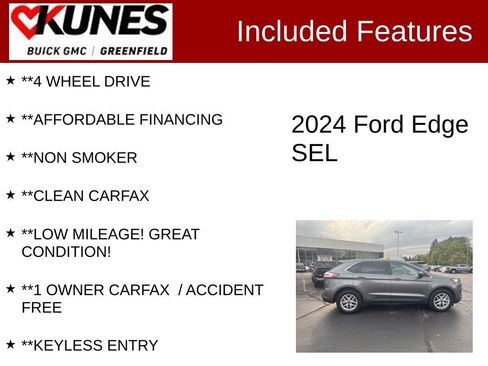 Used 2024 Ford Edge SEL image 3