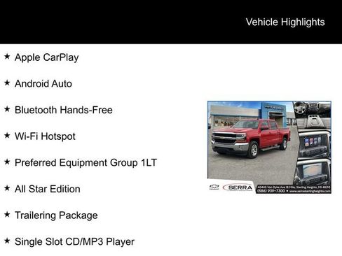 Used 2017 Chevrolet Silverado 1500 LT w/ All Star Edition AWD/4WD image 4