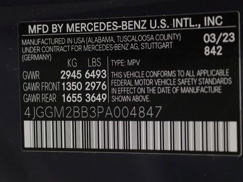 Certified 2023 Mercedes-Benz EQE 350+ SUV image 19