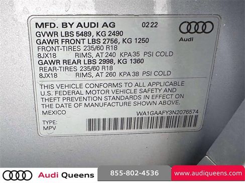 Certified 2022 Audi Q5 2.0T Premium w/ Convenience Package image 35