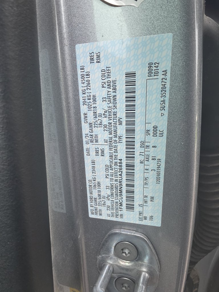 Used 2024 Ford Escape ST-Line AWD/4WD image 30
