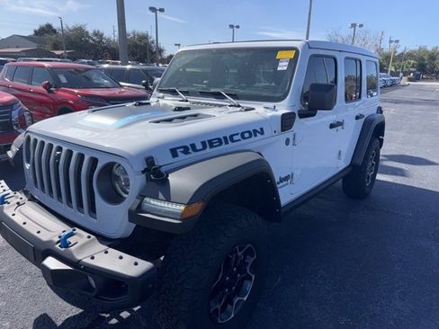 Used 2021 Jeep Wrangler Unlimited Rubicon 4xe w/ Steel Bumper Group image 1