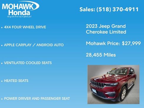 Used 2023 Jeep Grand Cherokee Limited w/ Luxury Tech Group II AWD/4WD image 14