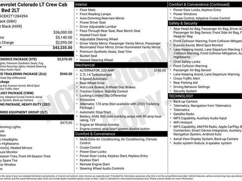 New 2026 Chevrolet Colorado LT w/ LT Convenience Package RWD image 33