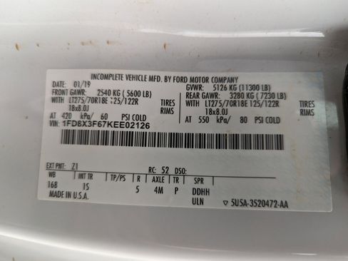 Used 2019 Ford F350 XL w/ XL Value Package image 29