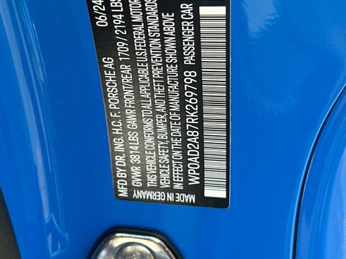 Certified 2024 Porsche 718 Cayman GTS RWD image 30