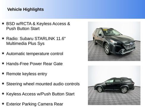 Used 2024 Subaru Outback Premium AWD/4WD image 2