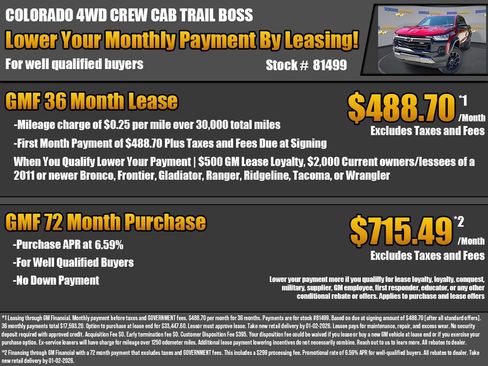 New 2026 Chevrolet Colorado Trail Boss image 2