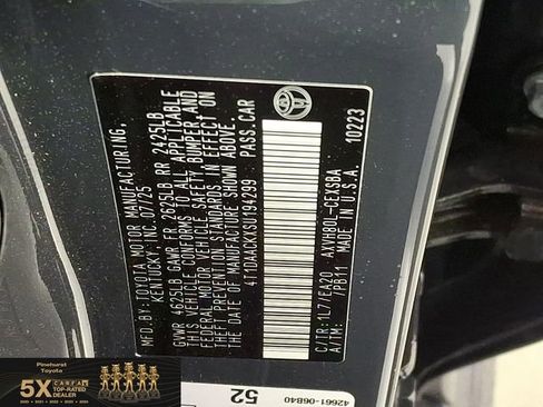 Certified 2025 Toyota Camry SE FWD image 33