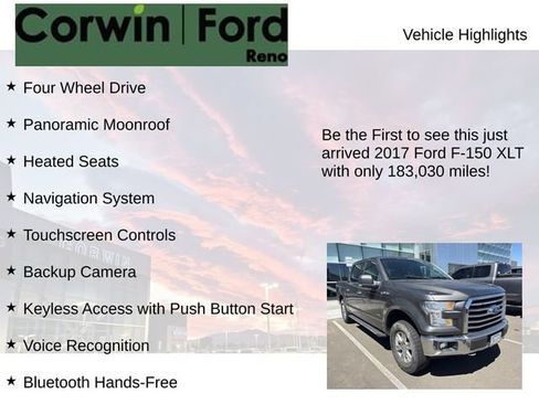 Used 2017 Ford F150 XLT w/ Equipment Group 302A Luxury AWD/4WD image 4