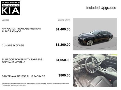 Used 2021 Cadillac CT4 Premium Luxury AWD/4WD image 4