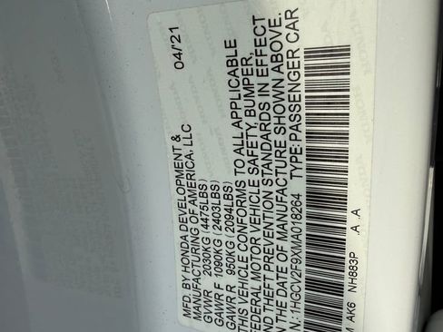 Used 2021 Honda Accord Touring image 30