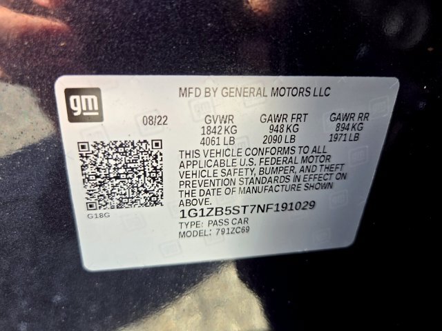 Used 2022 Chevrolet Malibu LS w/ LPO, Convenience Package 2 FWD image 19