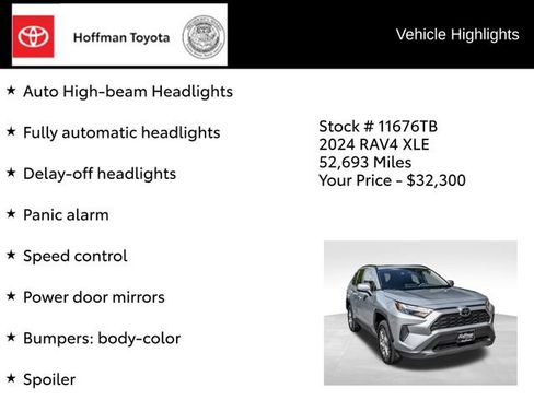 Used 2024 Toyota RAV4 XLE AWD/4WD image 36