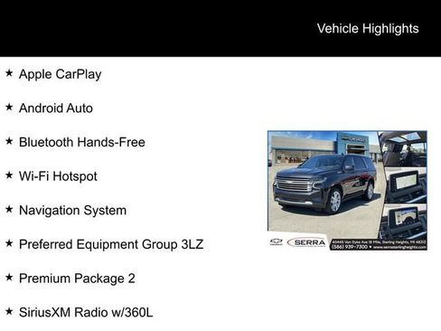 Used 2023 Chevrolet Tahoe High Country w/ Premium Package 2 image 4