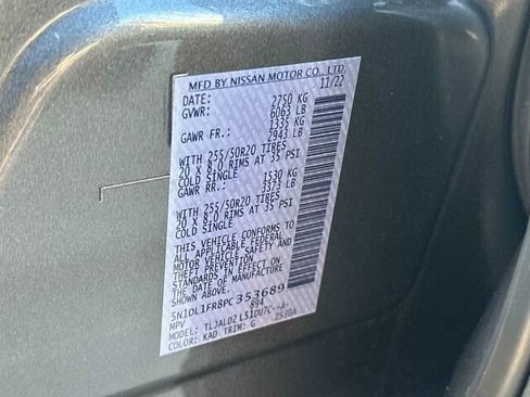 Used 2023 INFINITI QX60 Luxe w/ Cargo Package FWD image 37