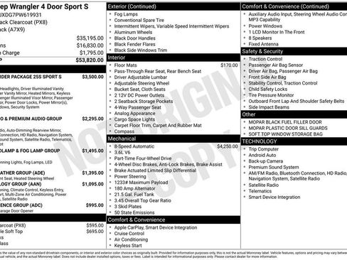 Used 2023 Jeep Wrangler Sport S image 1