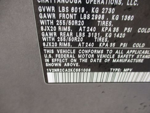 Used 2019 Volkswagen Atlas SEL Premium image 25