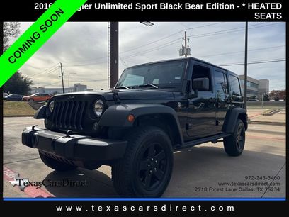 Used 2016 Jeep Wrangler Unlimited Sport