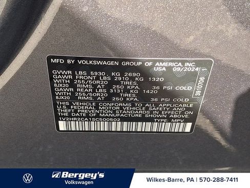 Certified 2025 Volkswagen Atlas SE AWD/4WD image 29