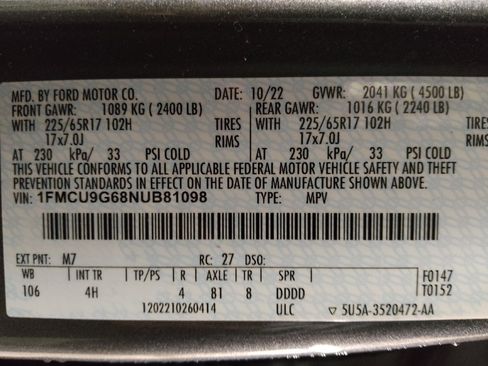 Used 2022 Ford Escape SE w/ Convenience Package image 33