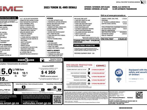 Used 2023 GMC Yukon XL Denali AWD/4WD image 2