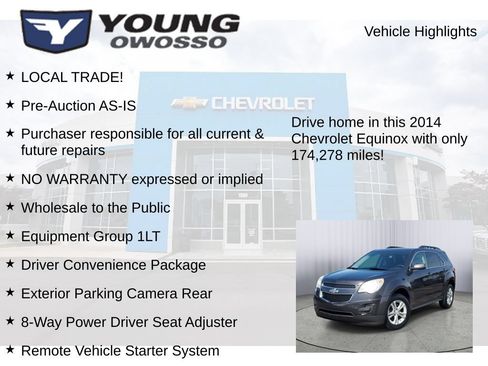 Used 2014 Chevrolet Equinox LT w/ Driver Convenience Package FWD image 7