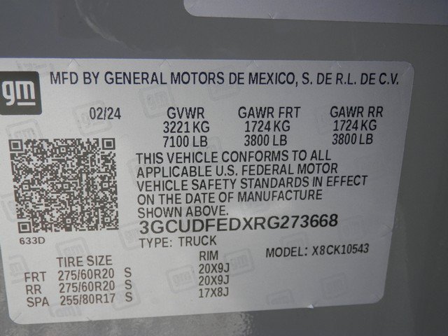 Used 2024 Chevrolet Silverado 1500 LT Trail Boss w/ Convenience Package II AWD/4WD image 14