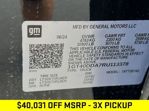 New 2024 GMC Hummer EV 3X w/ Battery Pack, 24 Module Pack AWD/4WD image 22