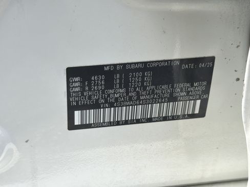 Used 2025 Subaru Legacy Premium AWD/4WD image 30