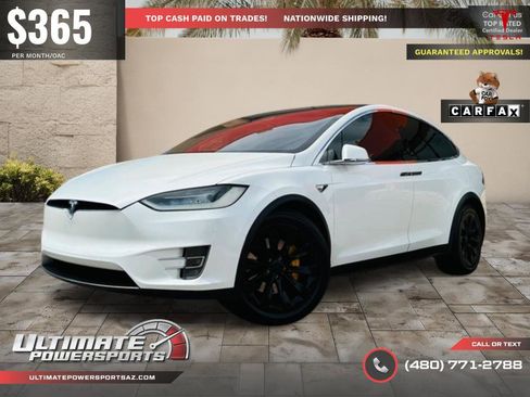 Used 2017 Tesla Model X 75D AWD/4WD image 2