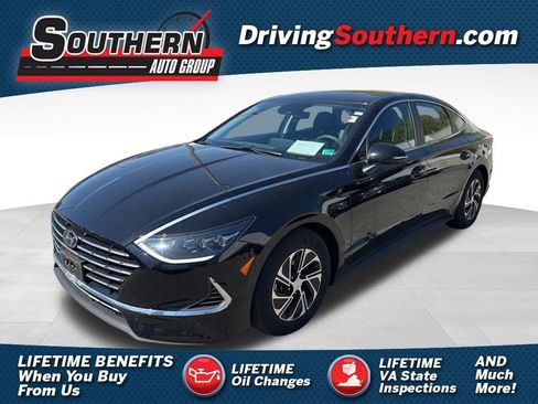 Used 2023 Hyundai Sonata Blue w/ Cargo Package image 1